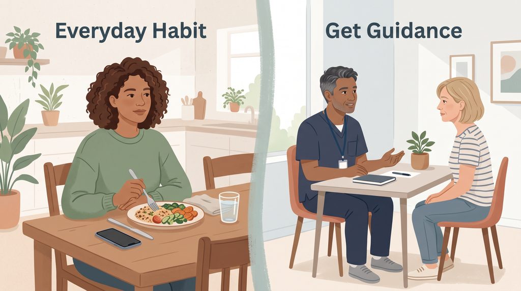 Eating Slowly: A Small Habit That May Support Comfortable Digestion 1 Eating Slowly
