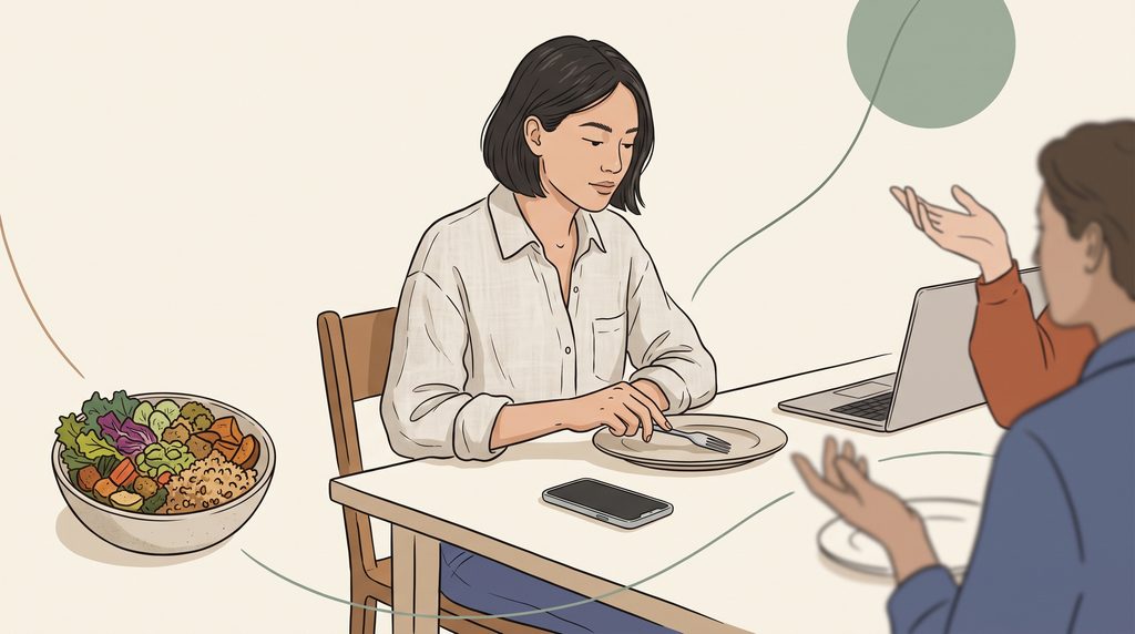 Eating Slowly: A Small Habit That May Support Comfortable Digestion 2 Eating Slowly
