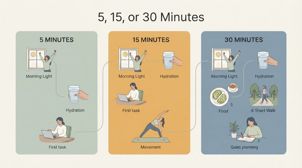 Realistic Morning Routine