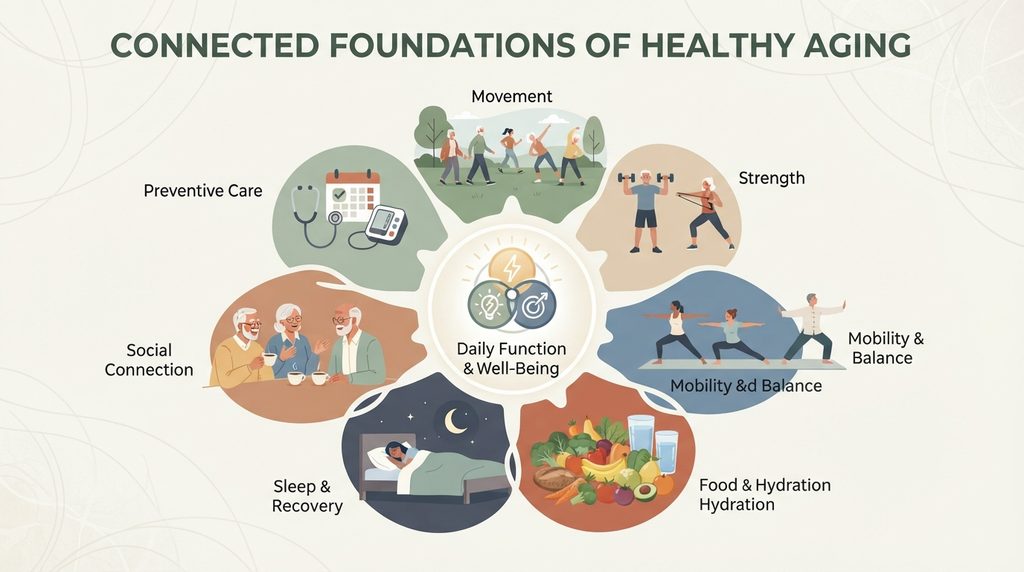 Healthy Aging: Simple Habits for Strength, Mobility and Well-Being 1 Healthy Aging